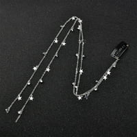 Star Fringe lanca za kosu za kosu sjajna legura nakit ukras nakita za školsko druženje za okupljanje
