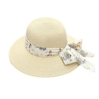 LISINTTOOL kašika ljetni šeširi za žene široka bongracija žene slamne plaže šešir male djevojke sunčeva