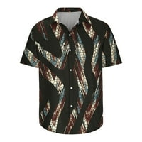 Majica za majicu STAMZOD-a za majicu etničke stijene 3D tiskane havajske majice kratkih rukava na plaži