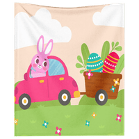 DiCasser Easter Spring Bunny bacajte pokrivač sa jastučnim opružnim zečevima i pokrivačima za cvijeće