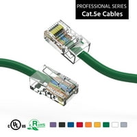 4FT CAT5E UTP Ethernet mrežnog ne-pokretnog kabla zelena, pakovanje