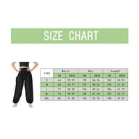 Joga hlače za žene plus veličina duga set fitness ženske udobne boho hlače labave joge hlače hipi pidžama