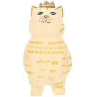 Jedinstvena drvena mačka Desktop Ornament Izvrsno rezbarenje drveta Kitte Kitte Clue Animal Craft Decor