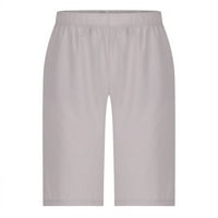 Dianli Muške hlače plus veličina modnog ljetnog casual ima džepove Elastična crtač Sport Comfy kućna