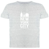 New York City Building Logo Majica Muškarci -Mage by Shutterstock, muško 3x-velika