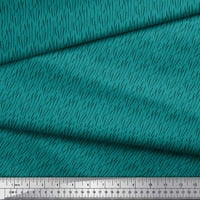 Soimoi Green Rayon tkanina četkica sažetak apstraktni otisci tkanine sa širokim dvorištem