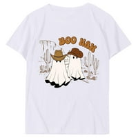 Grafičke košulje za žene slatko praznični majica Pismo Ispiši smiješne majice TEE, žene Halloween majica