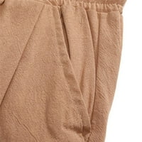 Giligiliso Clearence muške kratke hlače Teretni muškarci Ležerne prilike Čvrsti džep elastični struk