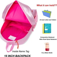 Osleipreschool ruksak za djevojke za mališane, dječje školske torbe, starosti do godina, mala, ružičasta
