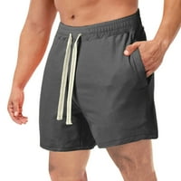 DMQupv kiseli kratke hlače Muškarci Solid Ležerne prilike Ležerne prilike na plaži Kratke sportske vježbe