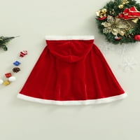 BMNMSL Kid Cloak mekani topli baršunasti haljina za božićni karneval rt
