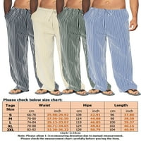 Avamo muškarci crtež casual pidžama pantalone pantalone dame prugaste labave noću hlače zimske vrećice
