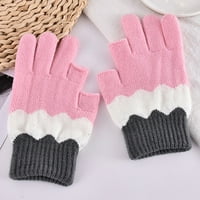 Žene Muškarci Zimske pletene kabrioletske rukavice zgušnjavaju toplo mekane obložene rukavice za prstene