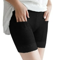 Koaiezne ženske čvrste boje Velike tapke Udobne labave bokserne kratke hlače modne tajice za žene