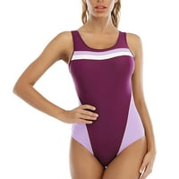 Levmjia Womens kupaći kostim plus veličina Jedan seksi ženski sportski kupaći kostimi Konzervativni blokiranje u boji seksi kupaći kostimi