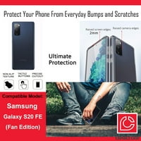 Capsule Case kompatibilan sa Galaxy S Fe [Hybrid Slim Fit Cute Design Heavy Duty zaštitna Clear Edge TELEFON CASE CASE] za Samsung Galaxy S Fan Edition 5g & 4g