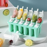 Prijenosni silikonski sladoled kalup dugačka ručica sa kalup za ledeni štampu za ljetni kuhinjski pribor