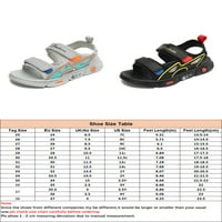 Rotosw Kids Sport Sandale Platform Vodene cipele Otvoreni nožni ribar Sandal Boy Boys Meka kuka i petlja Crna 9c