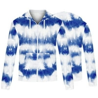 Voncos muški kapuljački jakni - Oplata modna topli džemper slim fit dugi rukav patentni patentni zatvarač