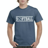 Normalno je dosadno - muške majice kratki rukav, do muškaraca veličine 5xl - softball sa loptom