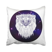 Sažetak Leo horoskopski znak horoskop simboli životinje astrologija prekrasan kalendar kreativni poklopac