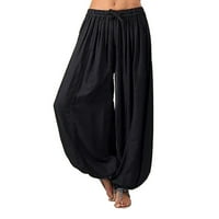 Outfmvch ženske hlače plus veličine labavih harema joga hlače za žene teretne pantalone