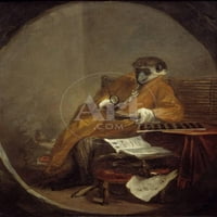 Monkey Antikvar Jean Baptiste Simeon Chardin, Životinje Umklamene fotografske tiske zidne umetnosti