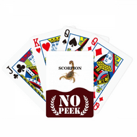 Scorpion Prirodni insekti rutinski peek poker igračka karta Privatna igra
