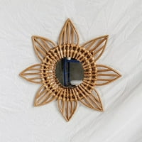 13.78 Zidno zrcalo u obliku zvezde, ukrasni pleten Zidno ogledalo