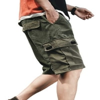 Muške modne teretne kratke hlače Ležerne prilike Sport Bermuda kratke hlače Veliki džepovi Ljetne kratke