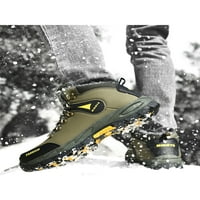 Difumos muški planinarski čizbi plišani drveni čizme vodootporne čizme za snijeg trekking hladni vremenski