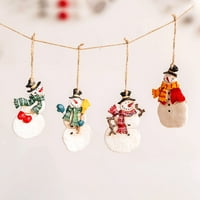 Vintage božićno drvce viseći ornament snjegović Angel Resin Privjesak Xmas Decor