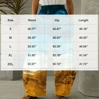 Žene ljetne printe casual labave hlače plus veličine labavih hlača na plaži
