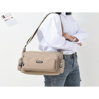 Avamo Žene Crossbody torbe Dizajnerska torba na rame Multi džepna torba modna Satchel Daily Tote marelica