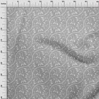 Onuone poliester Spande siva tkanina azijska cvjetna blok haljina materijala tkanina za ispis tkanina