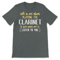 Smiješna klarinet košulja - razgovarajte sa mnom o klarinetu