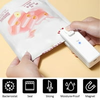 2-u Mini bag zaptivač ručno zaptivač prijenosni toplotni zaptivač USB punjenje za skladištenje hrane