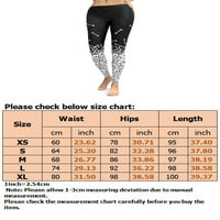 Colisha Wone Yoga Hlače Visoko struk gamaše lubanje pantalone za ispis prozračno trčanje elastičnih