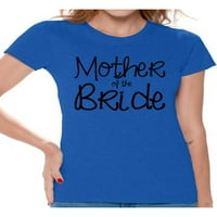 Neugodni stilovi Ženska majka mladenke hladne grafičke majice, poklon za tuširanje