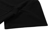 Majica OKBABEHA MUŠKA, Čvrsta boja Henley vrat sa džepom i tipkama