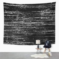 Scratch crno-bijelo borba za nevolje za nevolje za dizanje posuđa Splatter Wall Art Viseća tapiserija