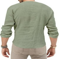 Seksi ples mens v rect t majice dugi rukavi na vrhu majica u boji majica modna osnovna bluza dnevno