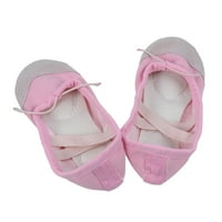 Neklizajuće baletne cipele sa potplatima izdržljive cipele za ples za djecu Odrasli ružičasti djeca