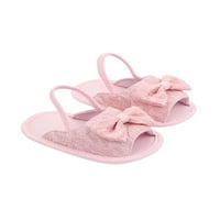 Slušajte bebe djevojke Ljetne sandale, obični patchwork čipkasti luk-čvor otvori anti-skid mekane cipele