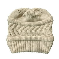 Plit Peaked Cap kape na otvorenom Topla kapa žene ubode kukičani šljokica zimski šešir