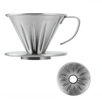 Kup filtra za kafu, izdržljivi folij za konus za hranu, ured od nehrđajućeg čelika za kućnu upotrebu Kampiranje