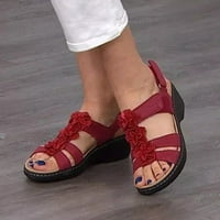 Žene Ležerne prilike sandale za ljetni klike dame dame papuče ženske cipele rimski c cvijet