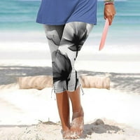 Ženske joge Capris Clearence Ženske udobne obrezive hlače za slobodno vrijeme Tweatpats joga hlače