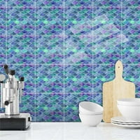PHONESOAP pozadina 1Set samoljepljiva pločica 3D naljepnica Kuhinja Kupatilo Zidno ukrašavanje naljepnica