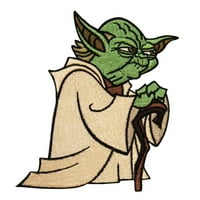 Yoda Clone Wars Cloak i Cane Jedi Star Wars izvezeni PATCH PATCH